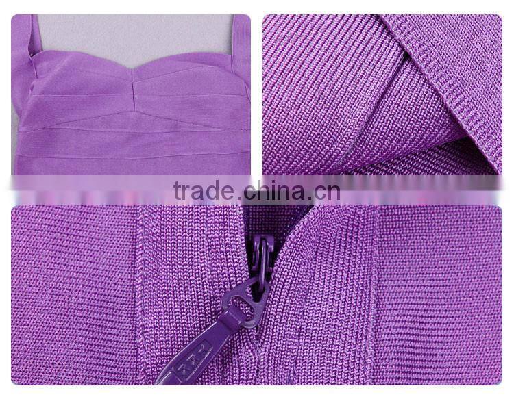 2016 Latest Design lady dresses backless sexy women bandage dress for evening