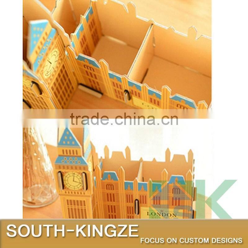 Intelligent Education Toy Europe Style Castle Hard Thick Paper Puzzle