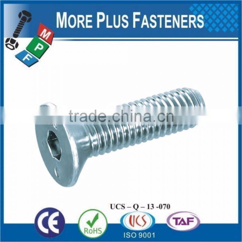 Made in Taiwan DIN 7991 Hexagon Socket Countersunk Head Screw DIN 7991