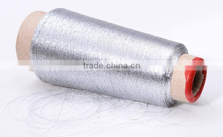 Silver lurex yarn