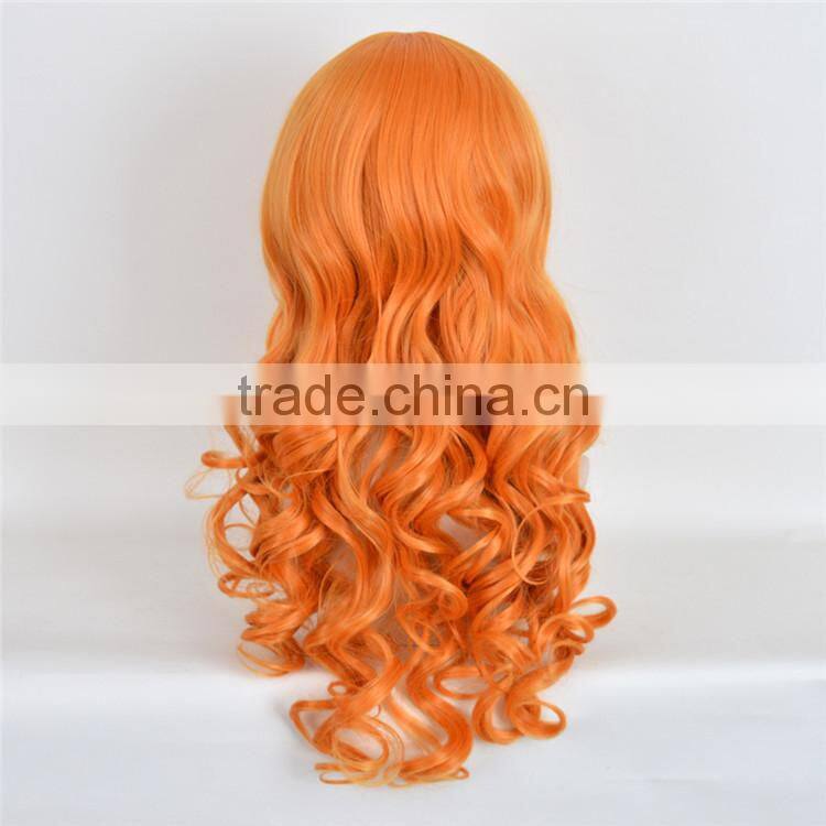 YIWU Perfect Lady short orange cosplay hair wig