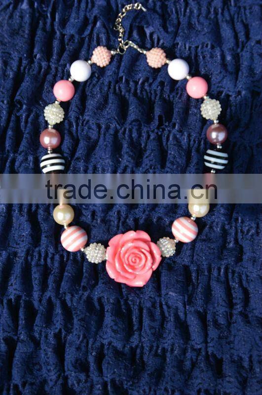 2014 new stocking fashion colorful necklace for baby