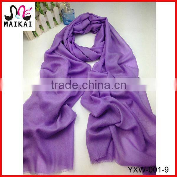 Wholesale 2014 winter hot fashion 100% wool blue scarf