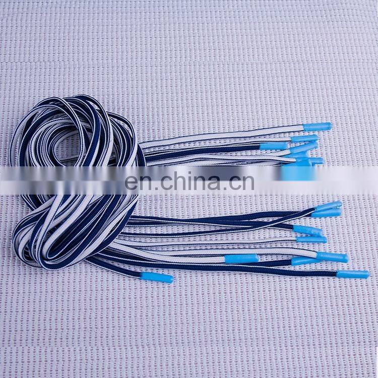 braid cord with silicone end for garment