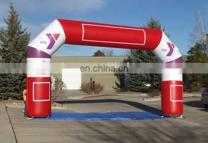 black square block inflatable arch for advertising