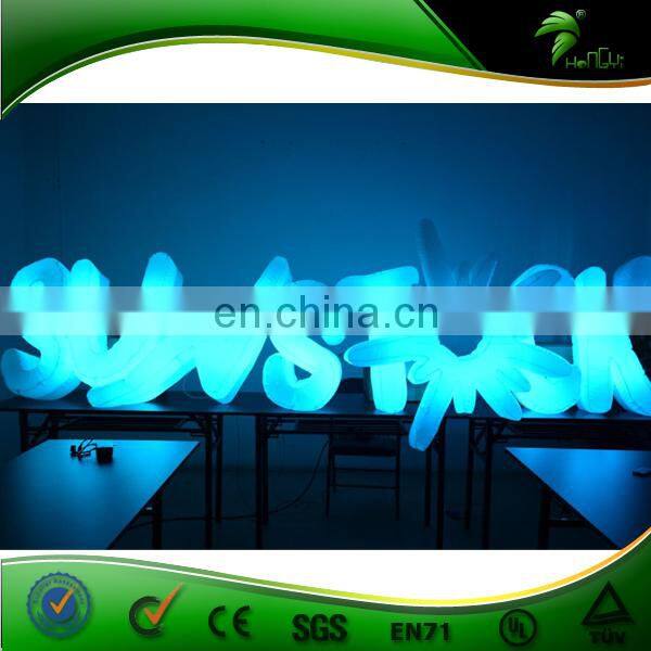 New Custom Inflatable Advertising LED Letter Balloon for Celebration, Inflatable Balloon for Sale