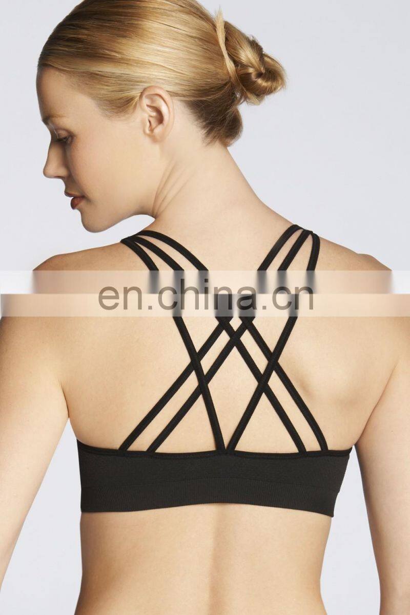 Women's High Impact Seamless Racerback Yoga Bra Fitness Bra#YB0001