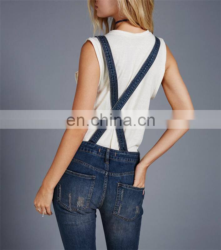 Ladies Sexy Rompers Sexy Blue Demin Jumpsuits Rompers Jumpsuits Women 2016