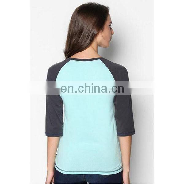 Custom printing casual women t shirt long sleeve lady blouse
