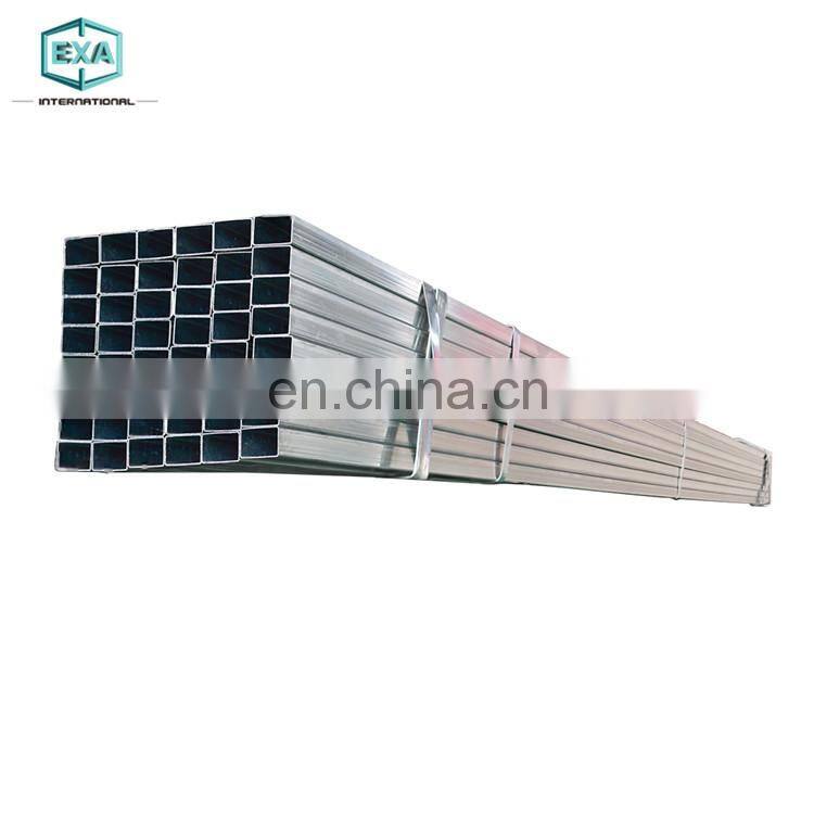 china factory Hot dip galvanized 200x200 mm square hollow steel tube pipe price per kg in stock