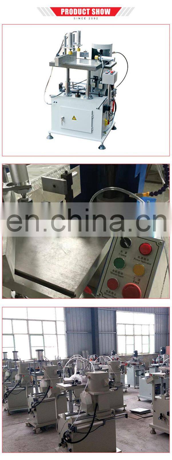 aluminum door upvc window mullion end milling machine