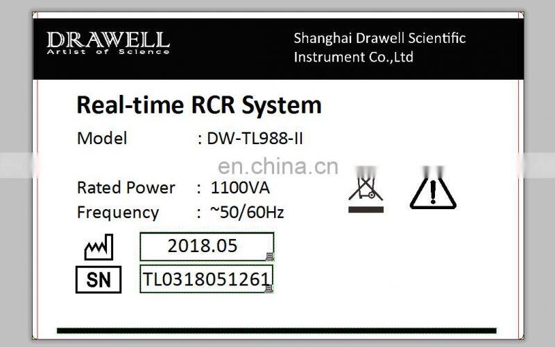 DW- TL988-II PCR Real time pcr thermocycler (2 channel)