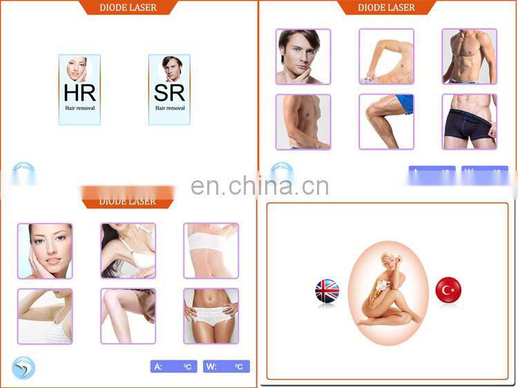 2020 Professional 808nm Diode Laser Vertical Hair Removal Equipment