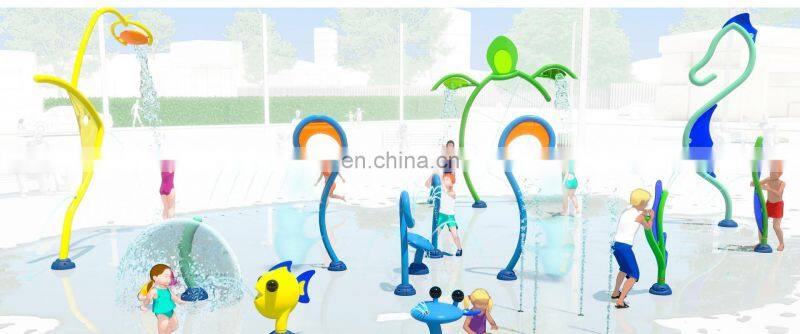 stainless steel SPLASHPAD aquatic play adventure