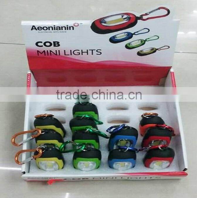 Promotion gift super brightness keychain cob led grow light