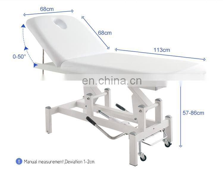 hydraulic facial chair hydraulic massage table for sale