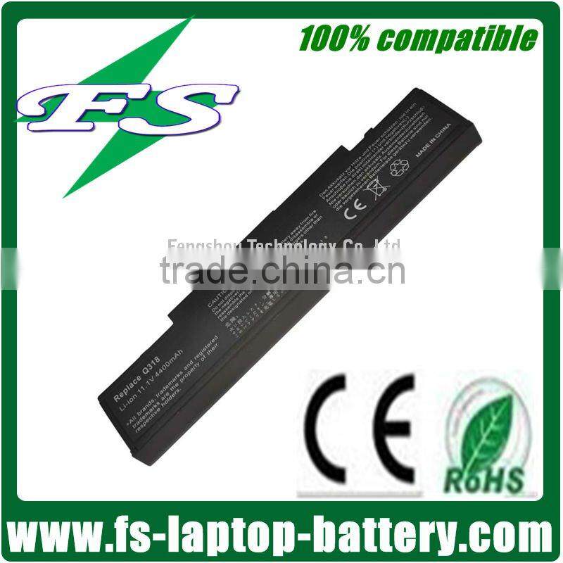 11.1V 5200MAH laptop battery for samsung Q318 AA-PB9NC5B AA-PB9NC6B