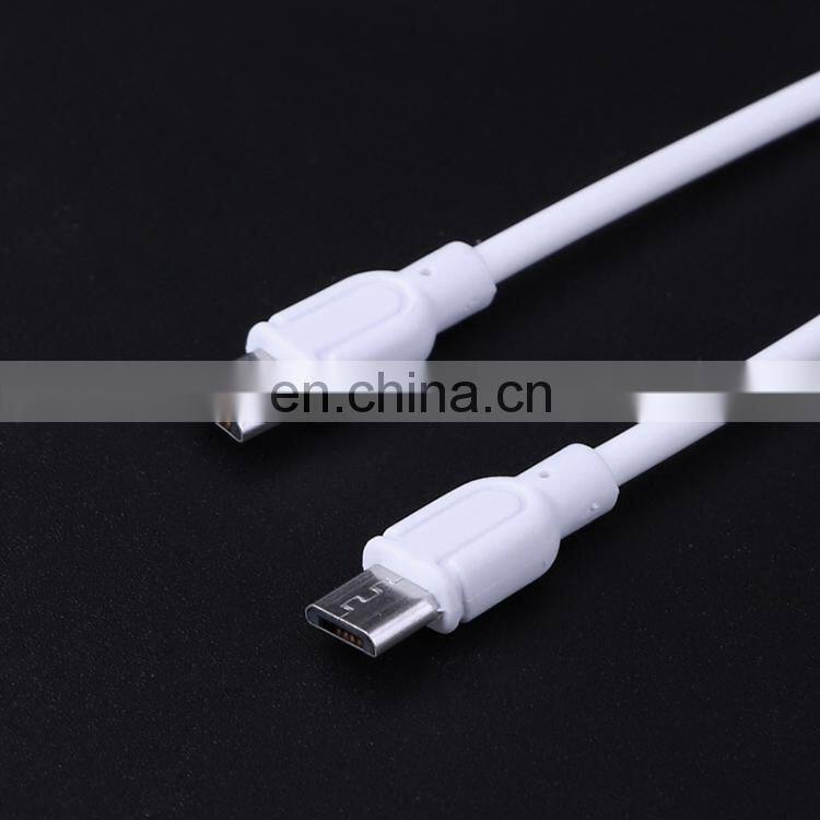 Factory Bulk White USB Charger Cable 2 in 1 USB Charging cable for 1.2v 1.5v 3.7v 9v usb battery