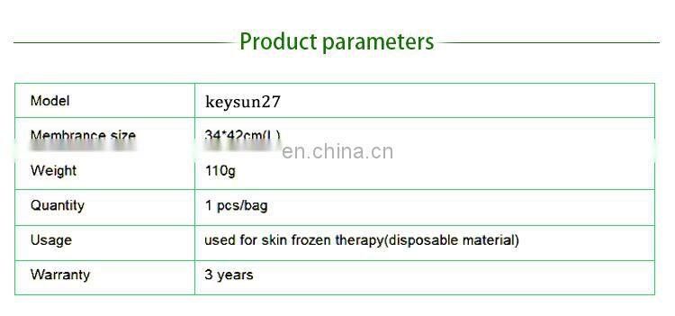 2021 membrane cryolipolysis antifreeze membrane for cryolipolysis
