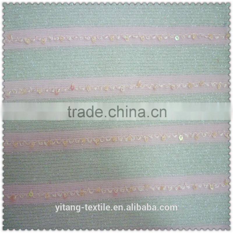 Sequin knit fabric