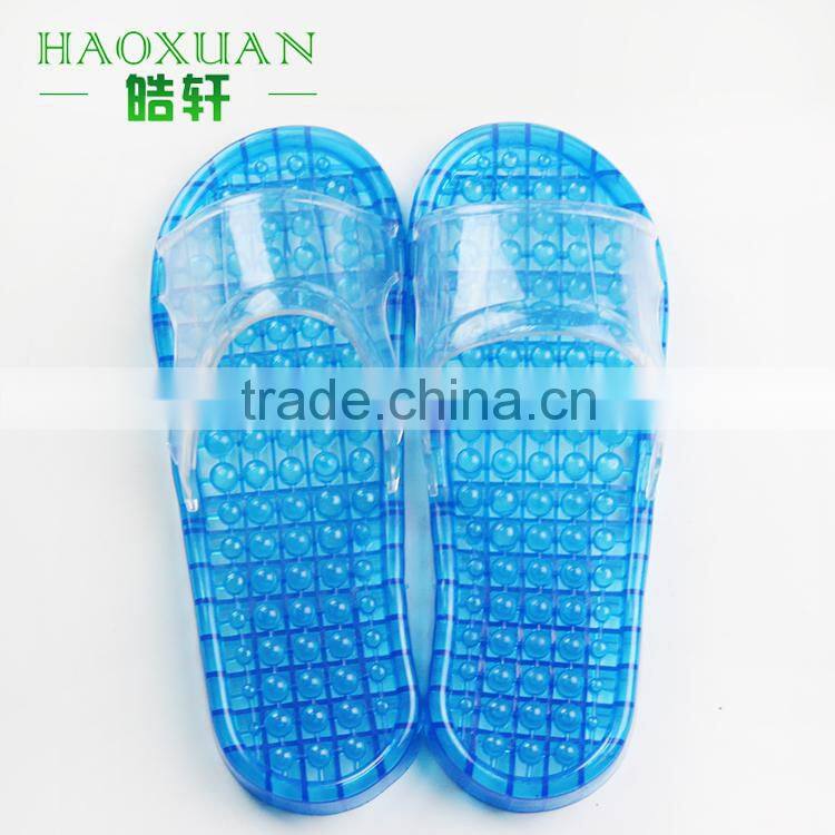Plastic bathroom anti-slip massage slippers with competitive price woman sandal