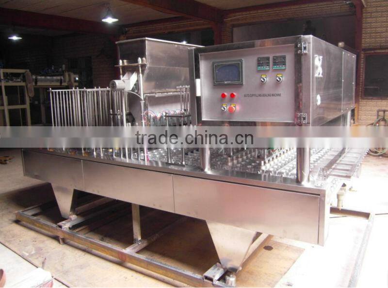 automatic coffee capsule K cup filling and sealing machine for nespresso capsules,, V cup, Lavazza capsules