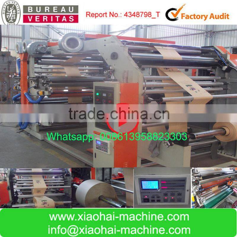 HAS VIDEO Cheap Price 2 4 6 Colors Flexographic Type Paper Bag Printing Machine For Food Bag,Bread Bag,Shopping Bag