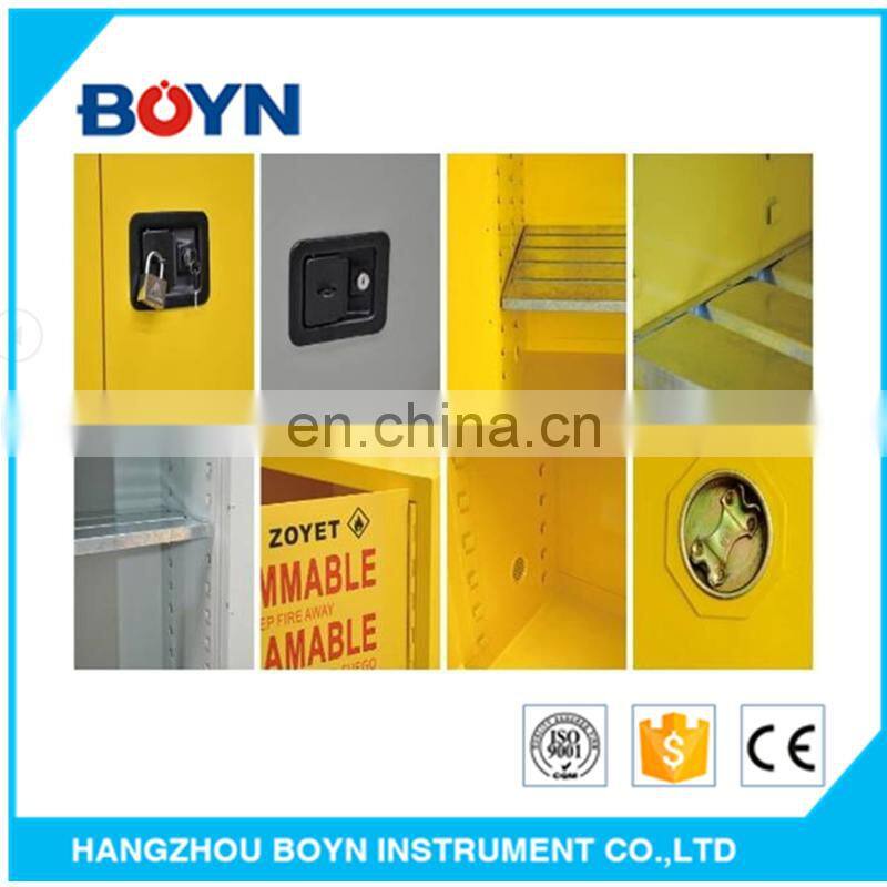 Safety cabinet for dangerous material, Red /Blue/yellow safety cabinet