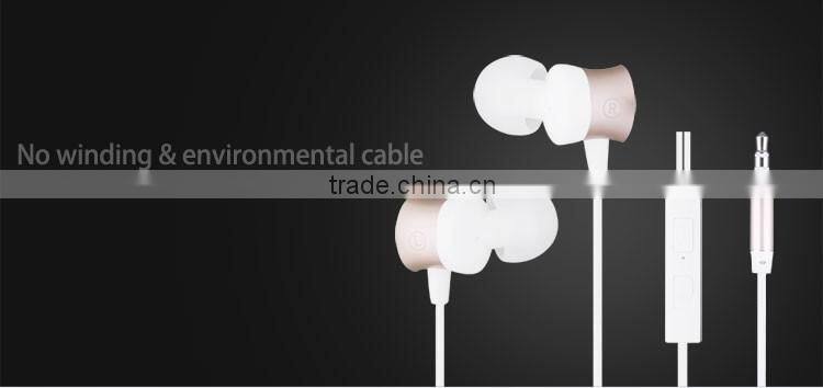 TOTU 2015 New product Mobile Phone Cheap Earphone with Mic