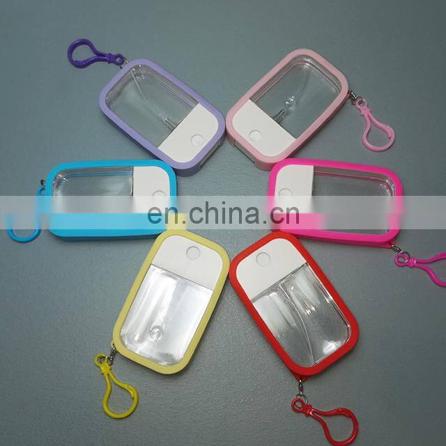 Silicone Holder Keychain Card Mist Sprayer 50ml Credit Card Spray Sanitiser