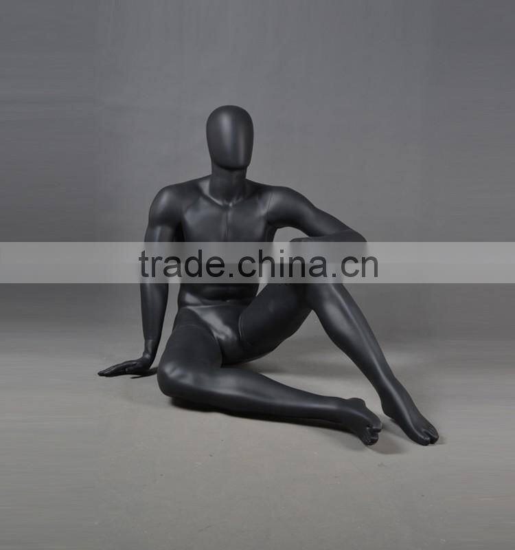 abstract sitting male mannequin