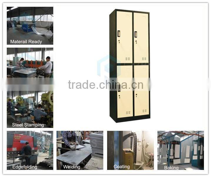 Best Selling Product Metal Furniture Bedroom 4 Section Lockers Used Bedroom