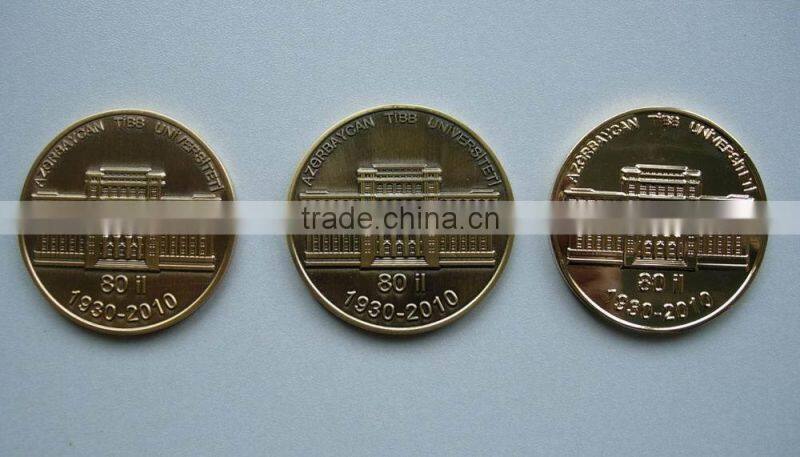 customized russia coin 3D falcon logo coin