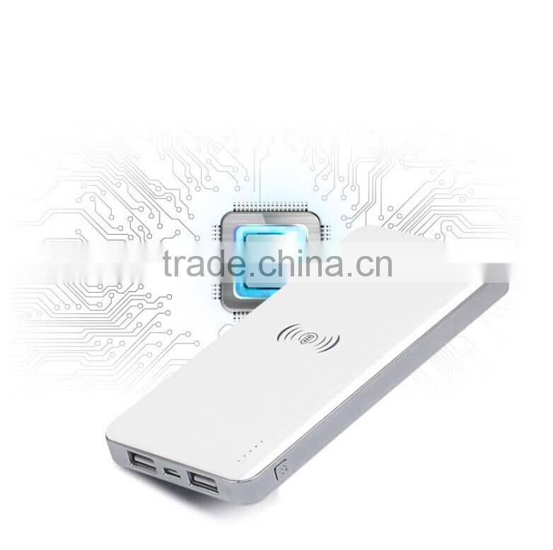 Wrieless power bank LED power indicator