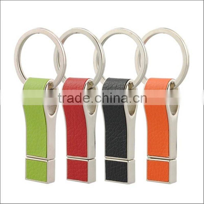 USB 2.0 Driver Luxury 16GB Black Leather USB Flash Drive