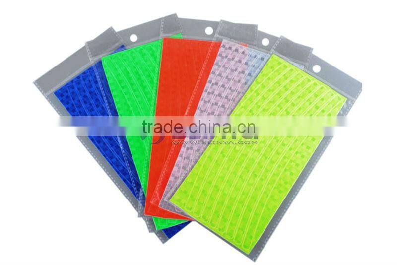 Fluorescent MTB Bike Stickers Bicycle Wheel Reflector Rim Light Tape