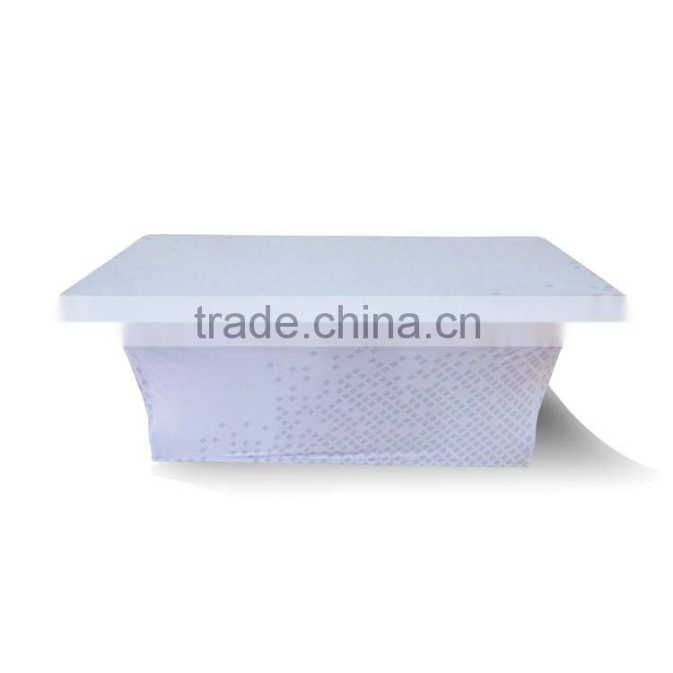 8ft Fitted Elastic Table Cloths For Trade Show Promotion