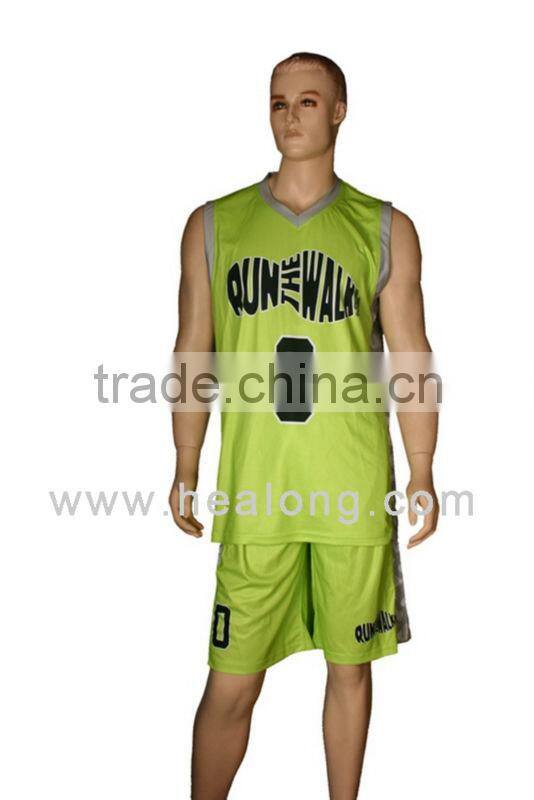 2014 sublimated cheap basketball uniforms with top quality