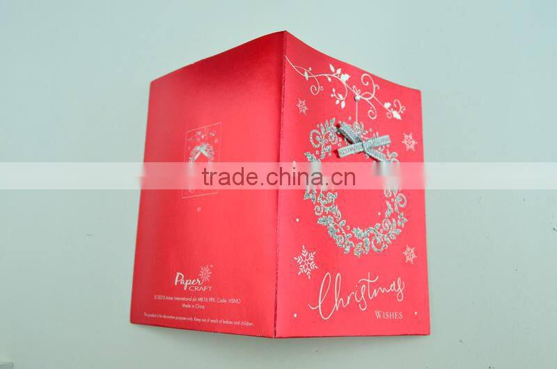 chinese imports Christmas ornament wishes card