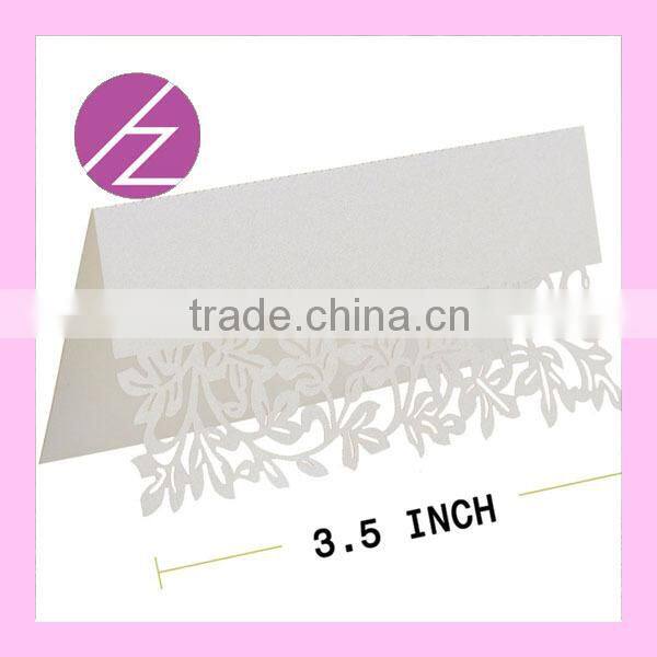 Popular Laser Cut Place Card Holder Table Seat Card for Wedding ZK-52