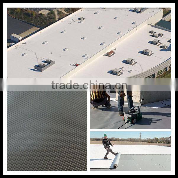 1.5mm thickness Longlife use pvc roofing panels for swimming /pond waterproofing