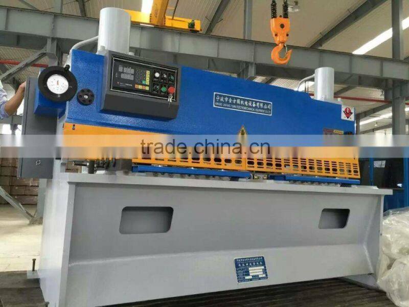 Good aftersale service cut sheet machine 12 feet copper plate shear machine