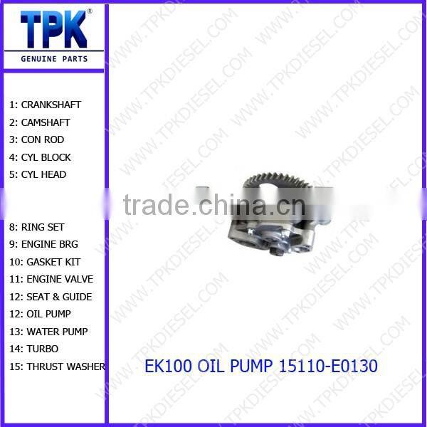 PC400-6 S6D125 OIL PUMP 6151-51-1004 6151-51-1005