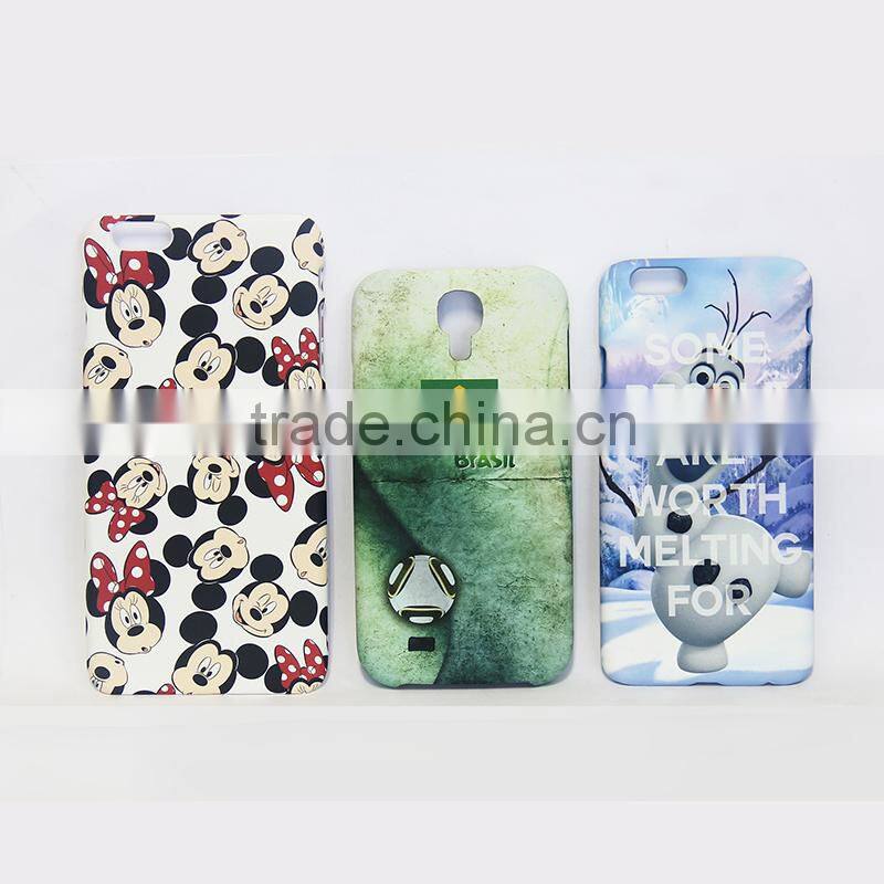 hard clear PC case for iphone case,silk printing, water transfer printing,rubber oil coating available