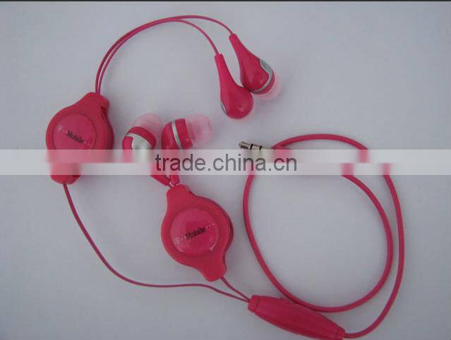 colorful retractable earphones