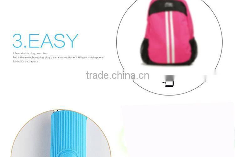 2016 shenzhen new premium colorful cable take pole wired monopod selfie stick for iphone 6s/6s Plus Free Samples