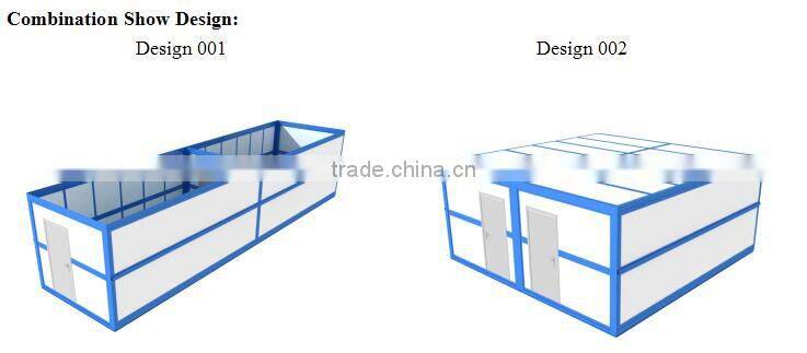 movable shipping container house with CE, ISO certification for apartment building