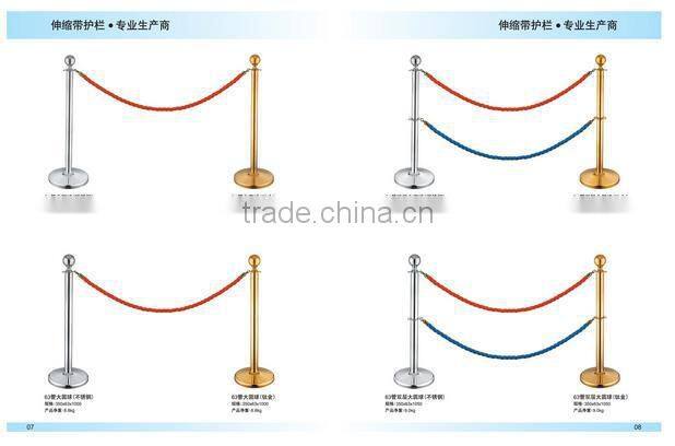 Retractable Belt Stanchion with A4 Advertising Board