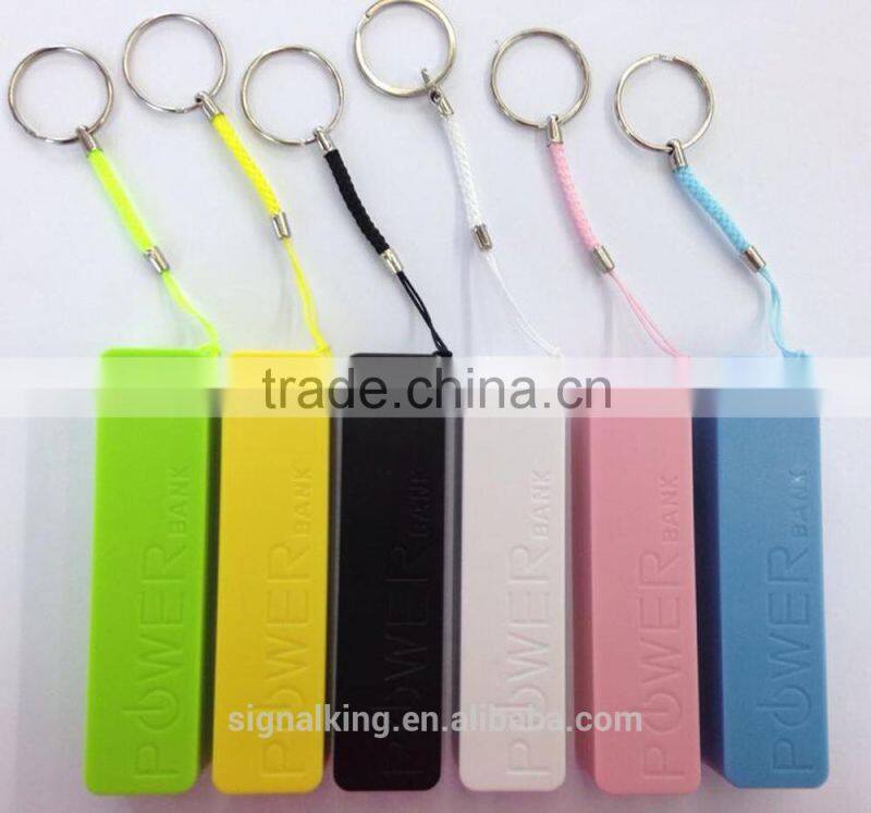 Factory Wholesale Promotion Gifts Key Chain Perfume Power Bank 2600mAh Portable Power Bank For Mobile Phone