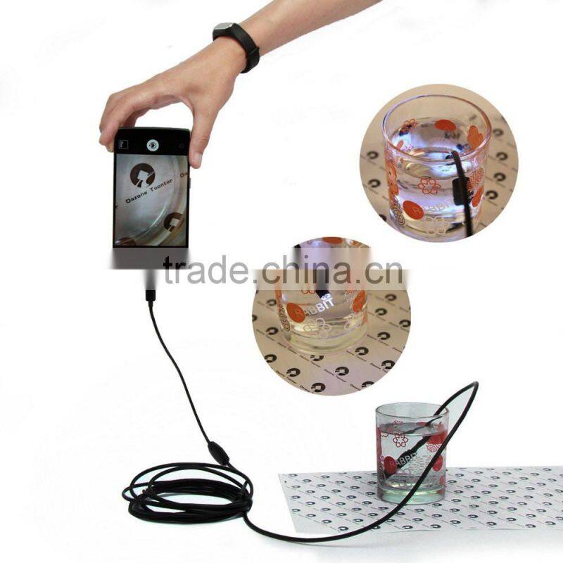 Waterproof USB Endoscope for mobile phone and compute PC laptop 2M Cable 7mm Lens USB Endoscope Pipe Inspection Camera Borescope